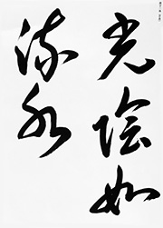 文抱風雲之潤(集字聖教序)